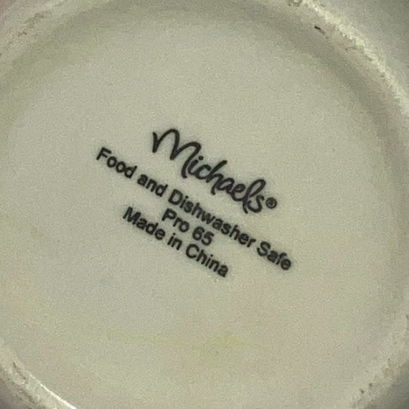 Michael's Coffee Tea Mug White Snowman w/ Blue Scarf & Snow Flakes New Pre-Owned - Picture 9 of 12